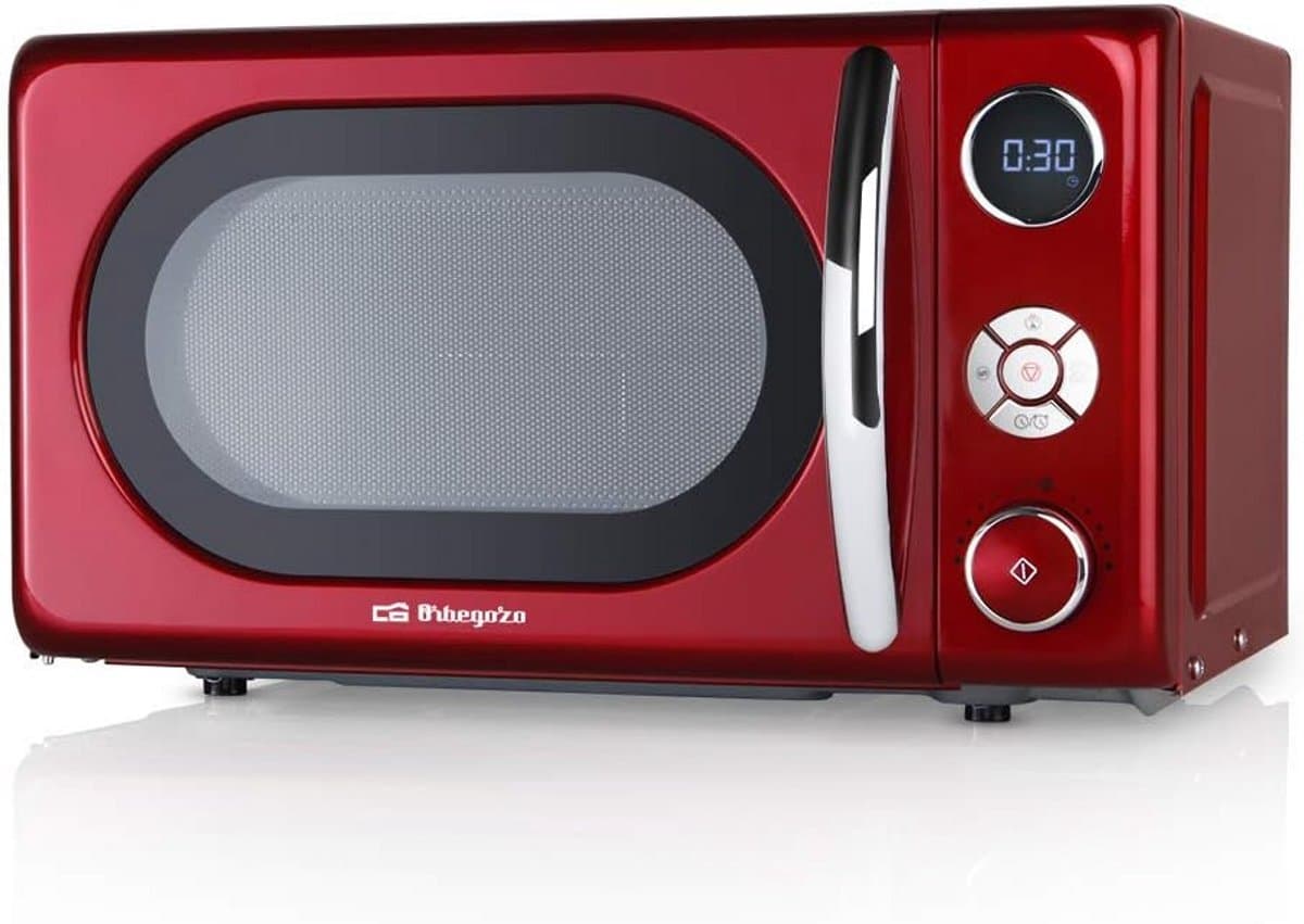 Magnetron met Grillfunctie 20 Liter Inhoud 700W Digitaal Display & 8 Automatische Menu's — afbeelding 1