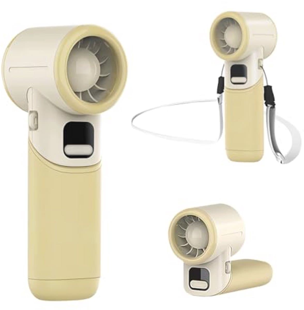 Draagbare Handventilator met 5 Snelheden - Oplaadbare Mini Ventilator voor Binnen en Buiten — afbeelding 1