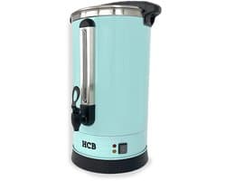 HCB® - Professionele Horeca Percolator - 20,5 liter - 135 kopjes - 230V - RVS / INOX Perculator - Elektrisch koffiezetapparaat - Volautomatische koffiemachine - 33x37x56 cm (DxBxH) - 3.40 kg - 1360