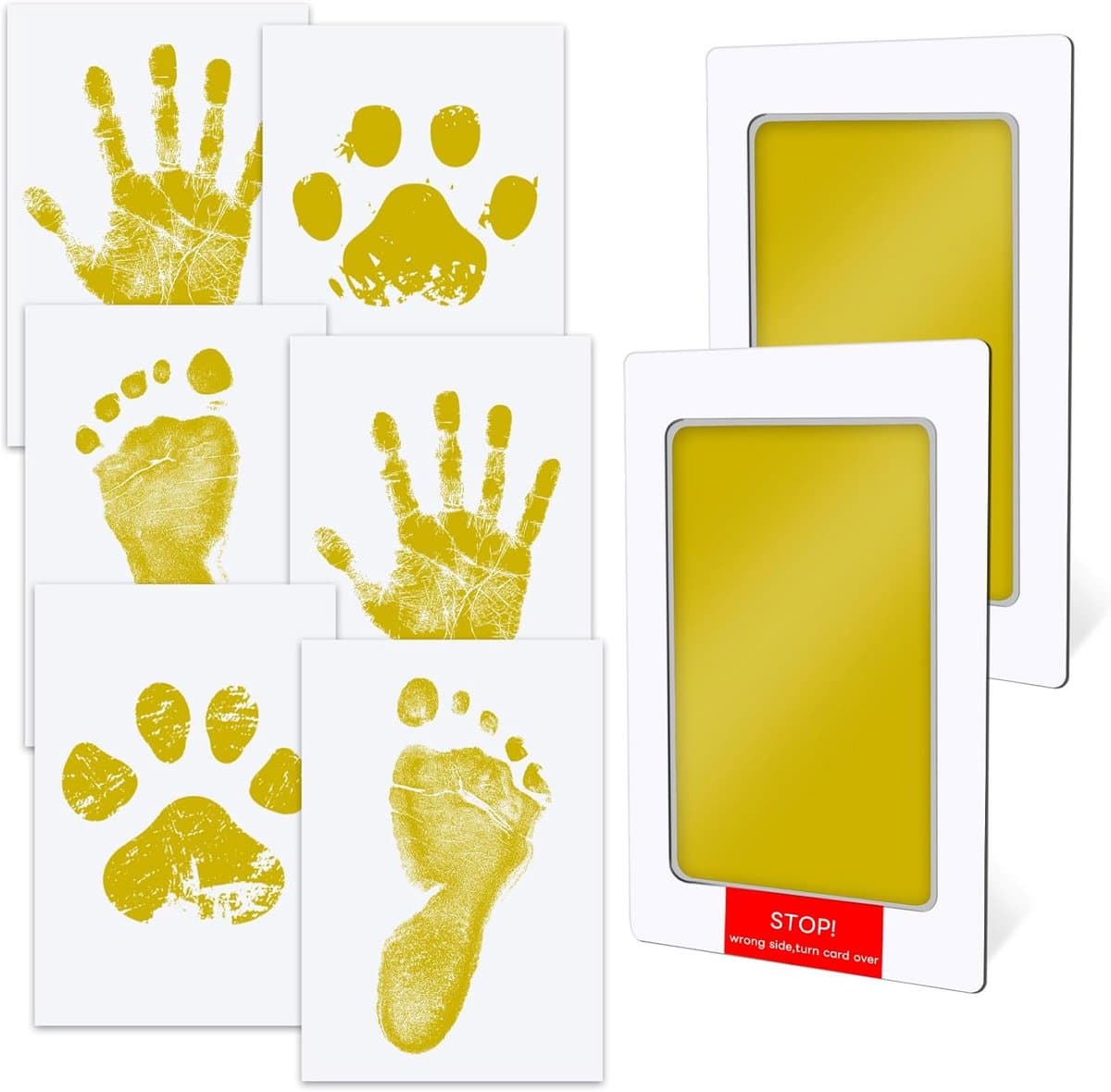 Baby Hand- en Voetafdrukset en Huisdieren Pootafdrukken - Perfect Cadeau voor Pasgeborenen — afbeelding 1