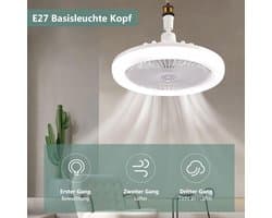 Plafondventilator met Verlichting en Afstandsbediening - Stijlvolle Ventilatorlamp