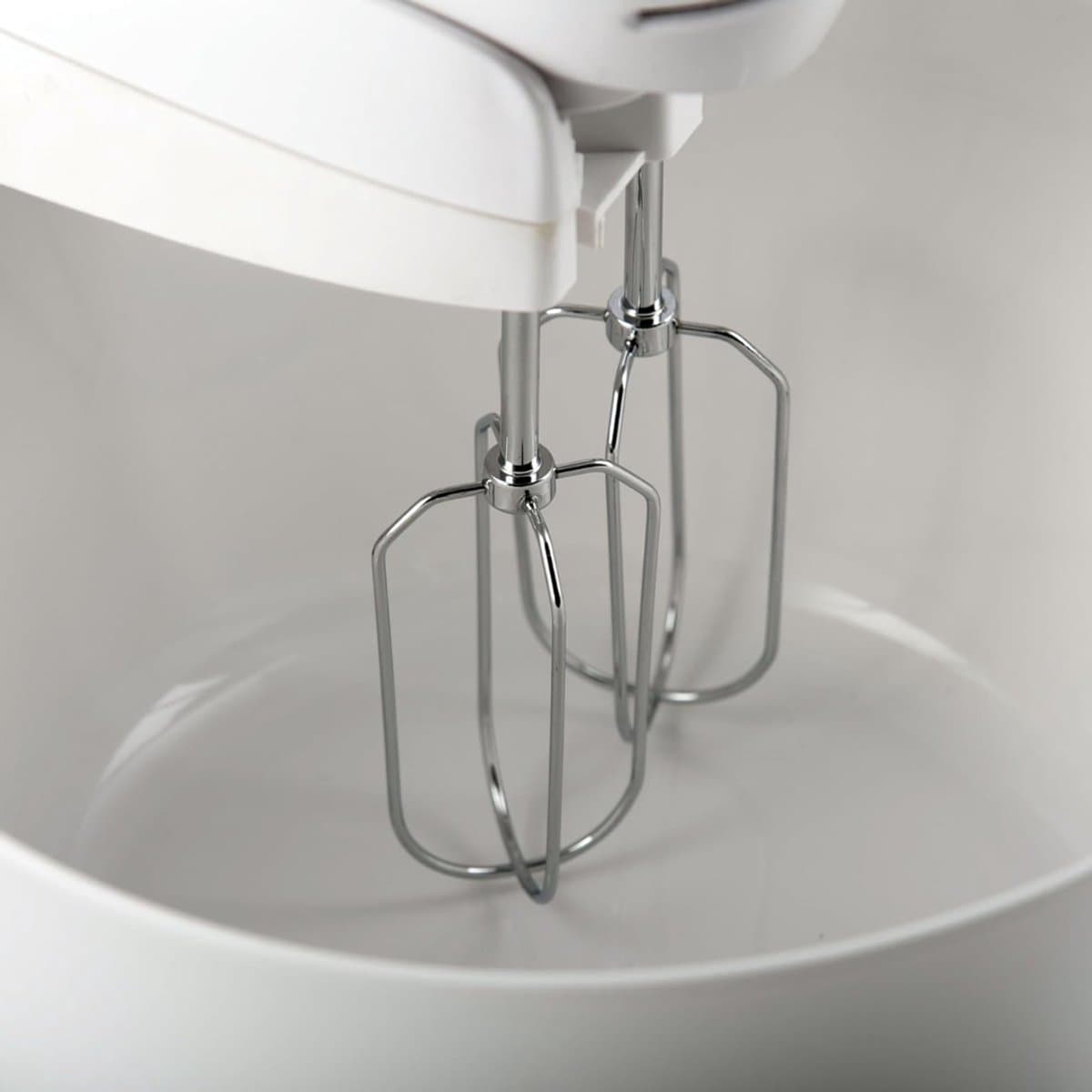 RWB® Mixer met Mengkom - Keuken Mixer - Mix Machine - Wit - 20 x 27 x 19 cm — afbeelding 1