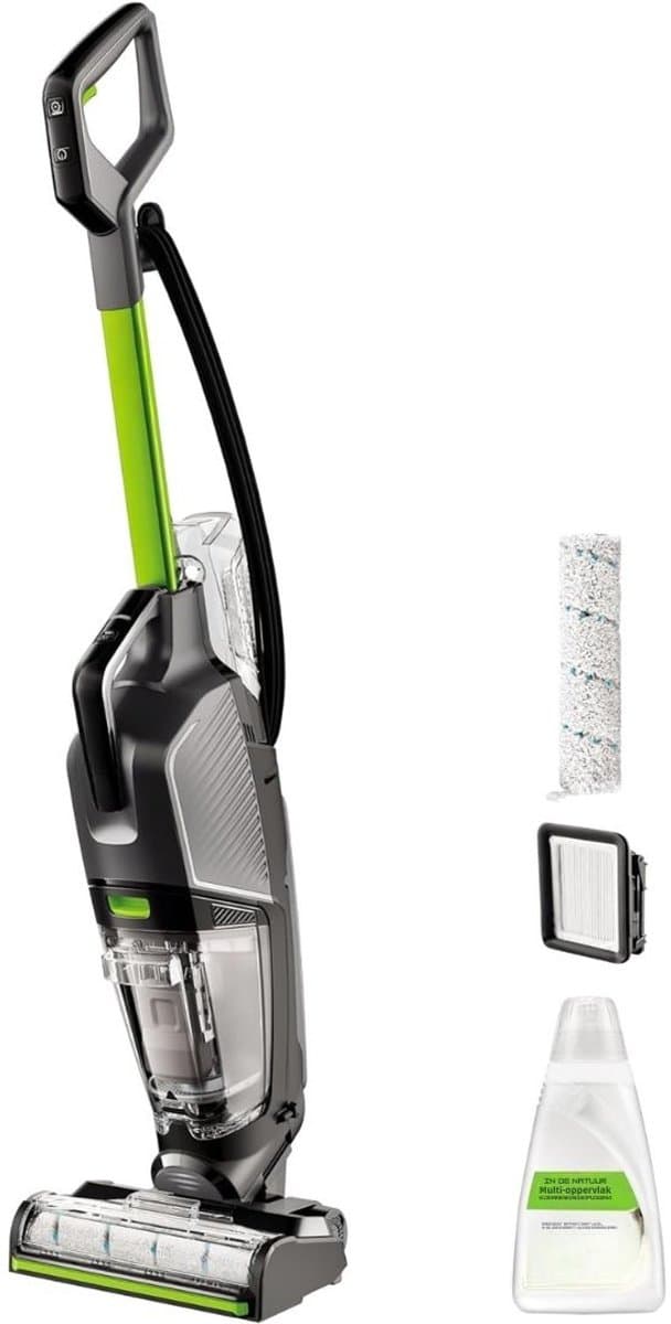 DYNA® Steelstofzuiger met snoer - Steelstofzuiger - Stofzuiger - Grijs/Groen - 25cm x 27cm x 112cm — afbeelding 1