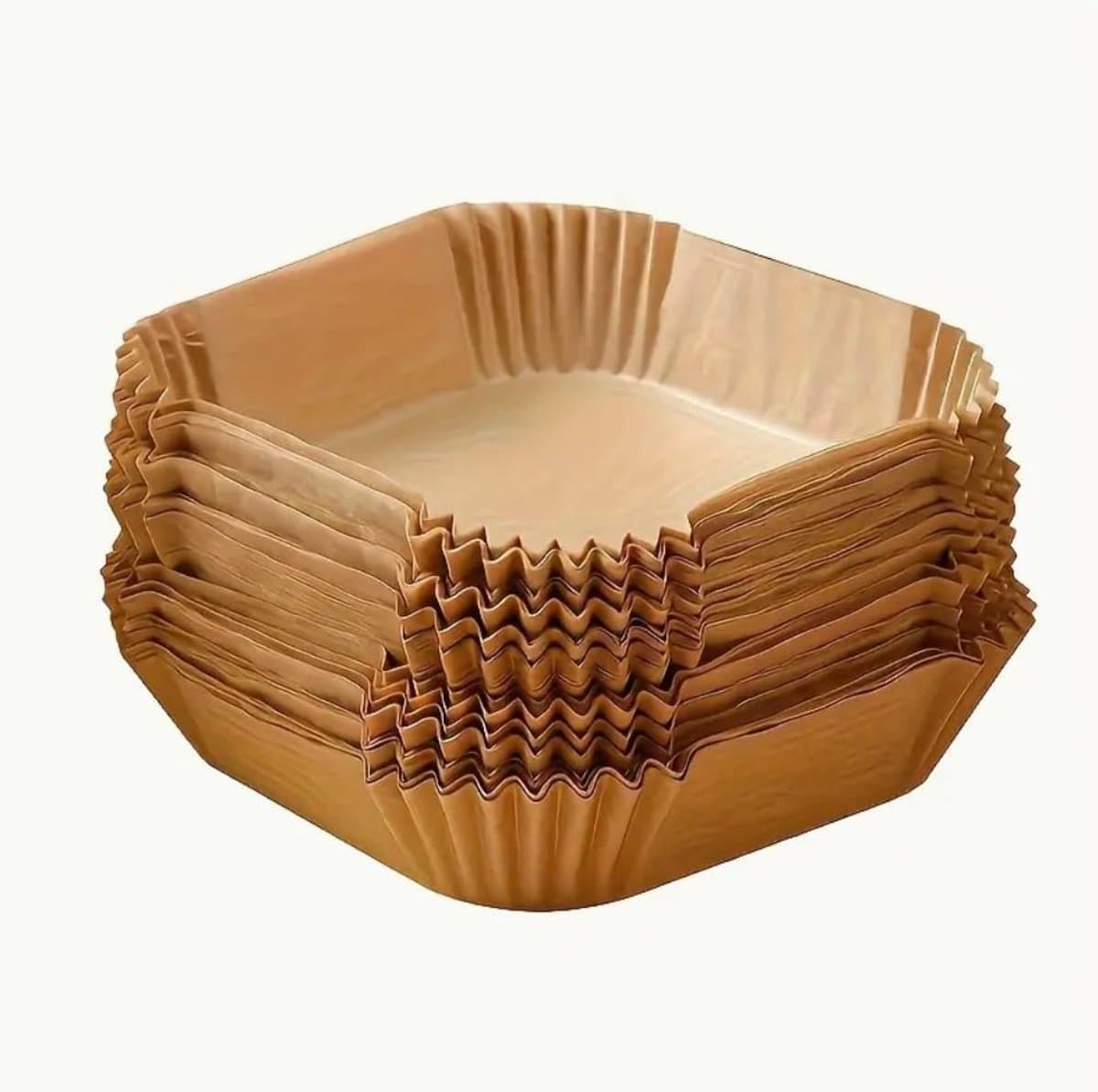 Verpakking van 300 antiaanbakmatjes voor de airfryer - Hoogwaardige, individuele matjes met een geribbelde rand voor veilige en eenvoudige reiniging, wat gezond koken bevordert - Geschikt voor bakken, grillen en verwarmen in de magnetron — afbeelding 1