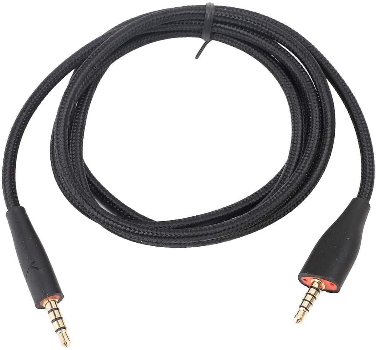 Verlengstuk Hoofdtelefoon Kabel 3.5mm voor MMX 100 Headset - 1.2 Meter - Zwart — afbeelding 1
