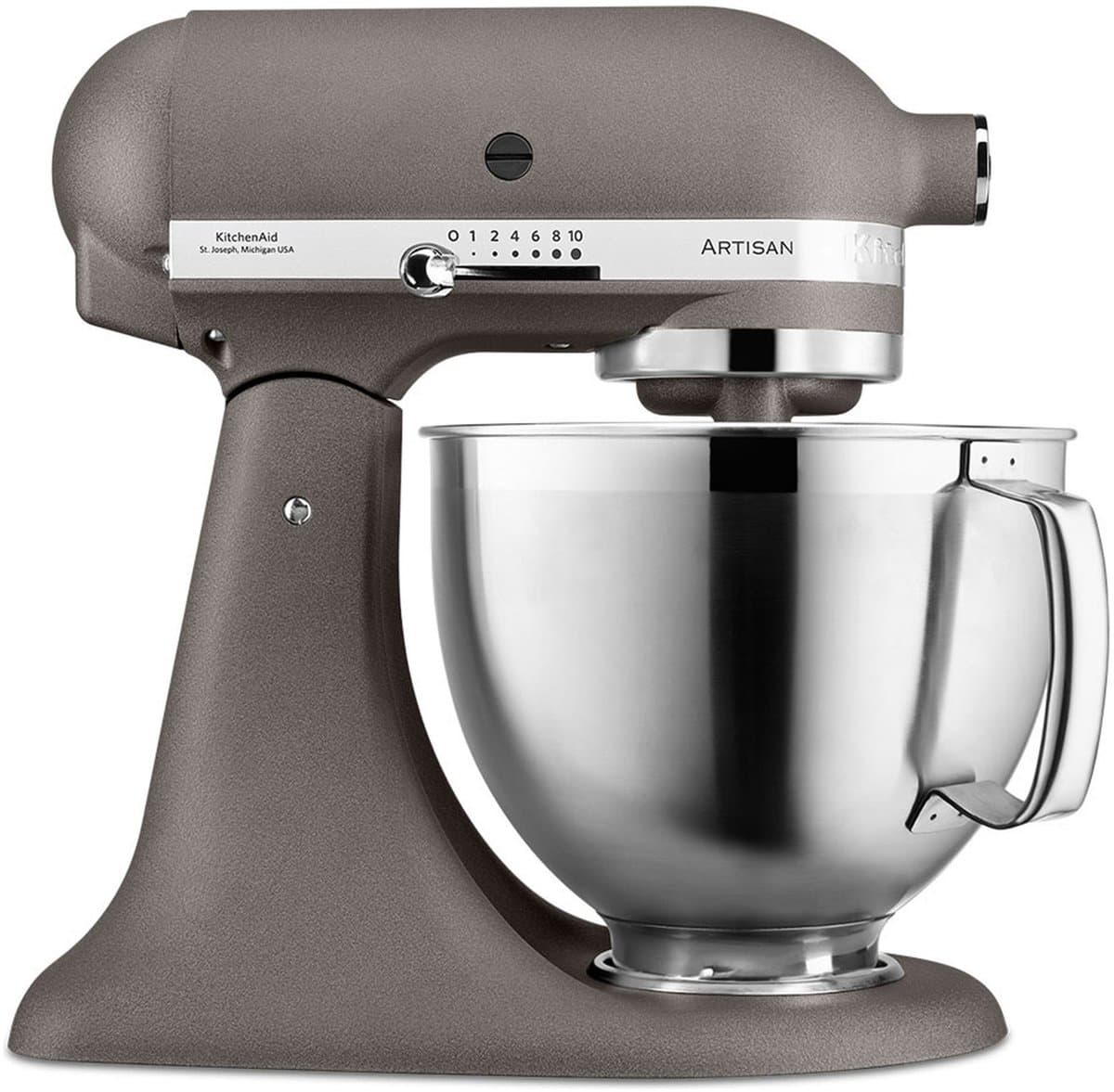 KitchenAid Artisan 5KSM185PS keukenmachine 300 W 4,8 l Grijs — afbeelding 1