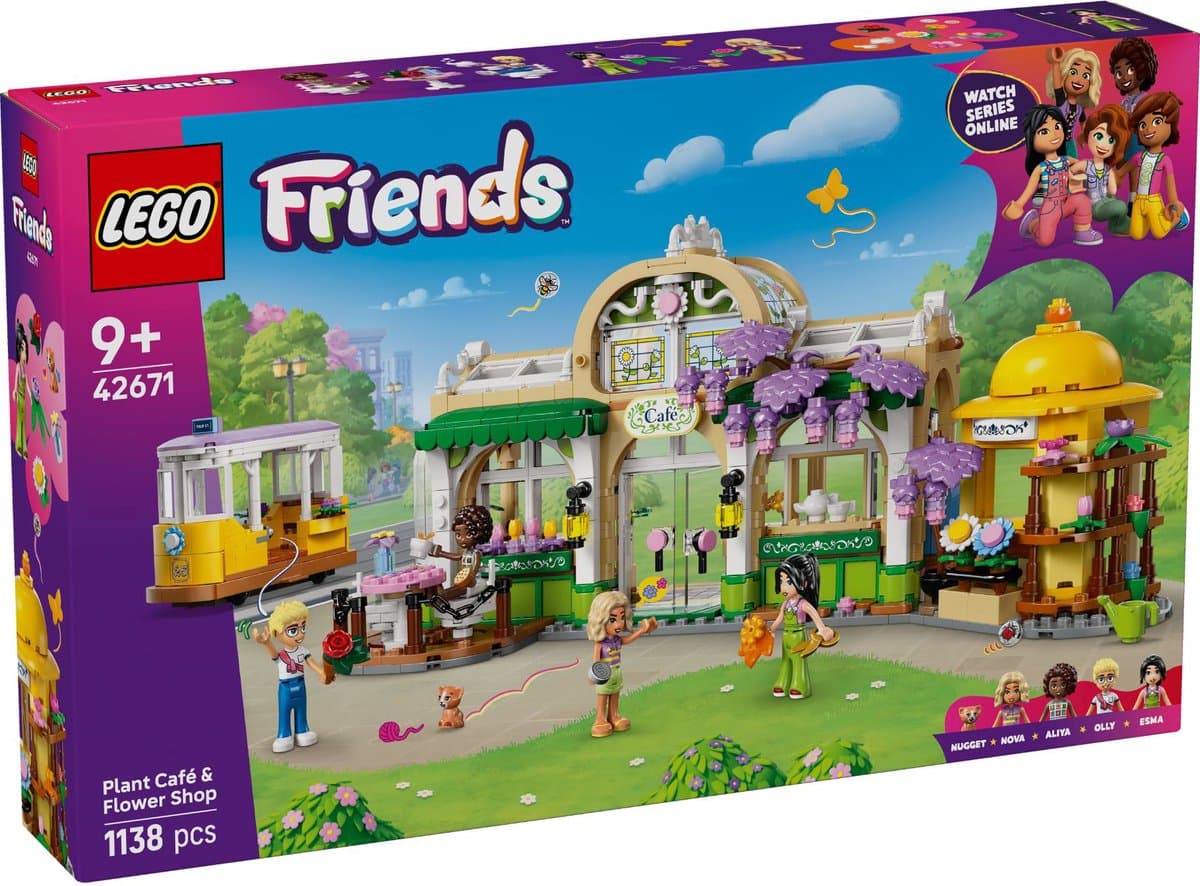 Lego Friends 42671 Plantencafé En Bloemenwinkel Bouwstenen — afbeelding 1