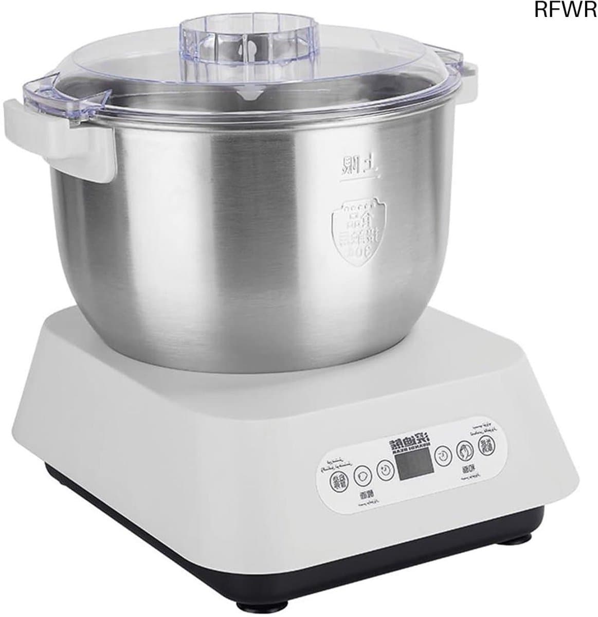 RFWR® 5L roestvrijstalen elektrische deegmaker met fermentfunctie, automatische kneedmachine voor thuis bakplezier — afbeelding 1