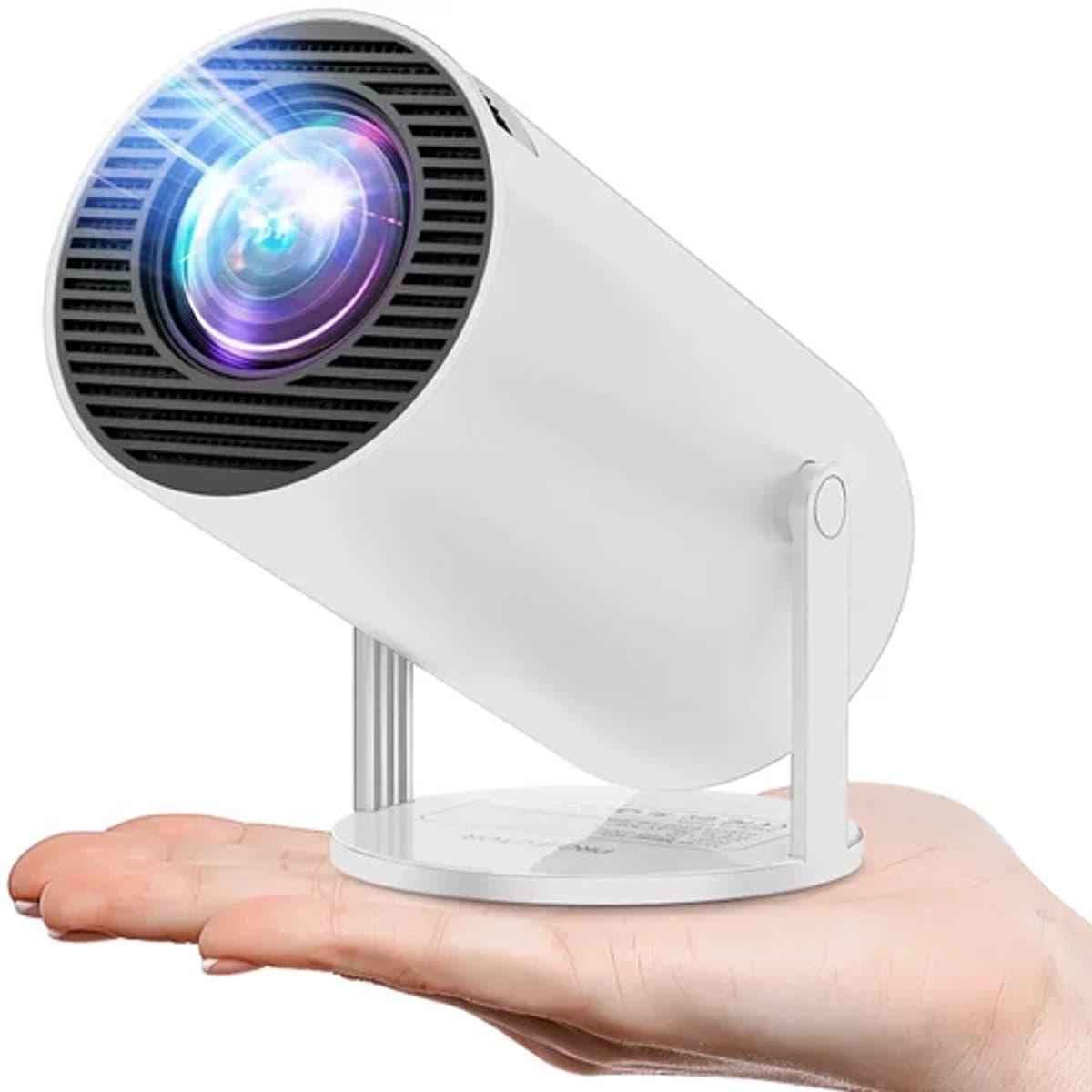 Beamzy - Mini beamer + Gratis HDMI kabel- Pro versie - Mini Beamer - mini projector - draagbare beamer - projector / beamer - Geïntegreerd Android 12.0 systeem - Screen mirroring smartphone - Home cinema — afbeelding 1