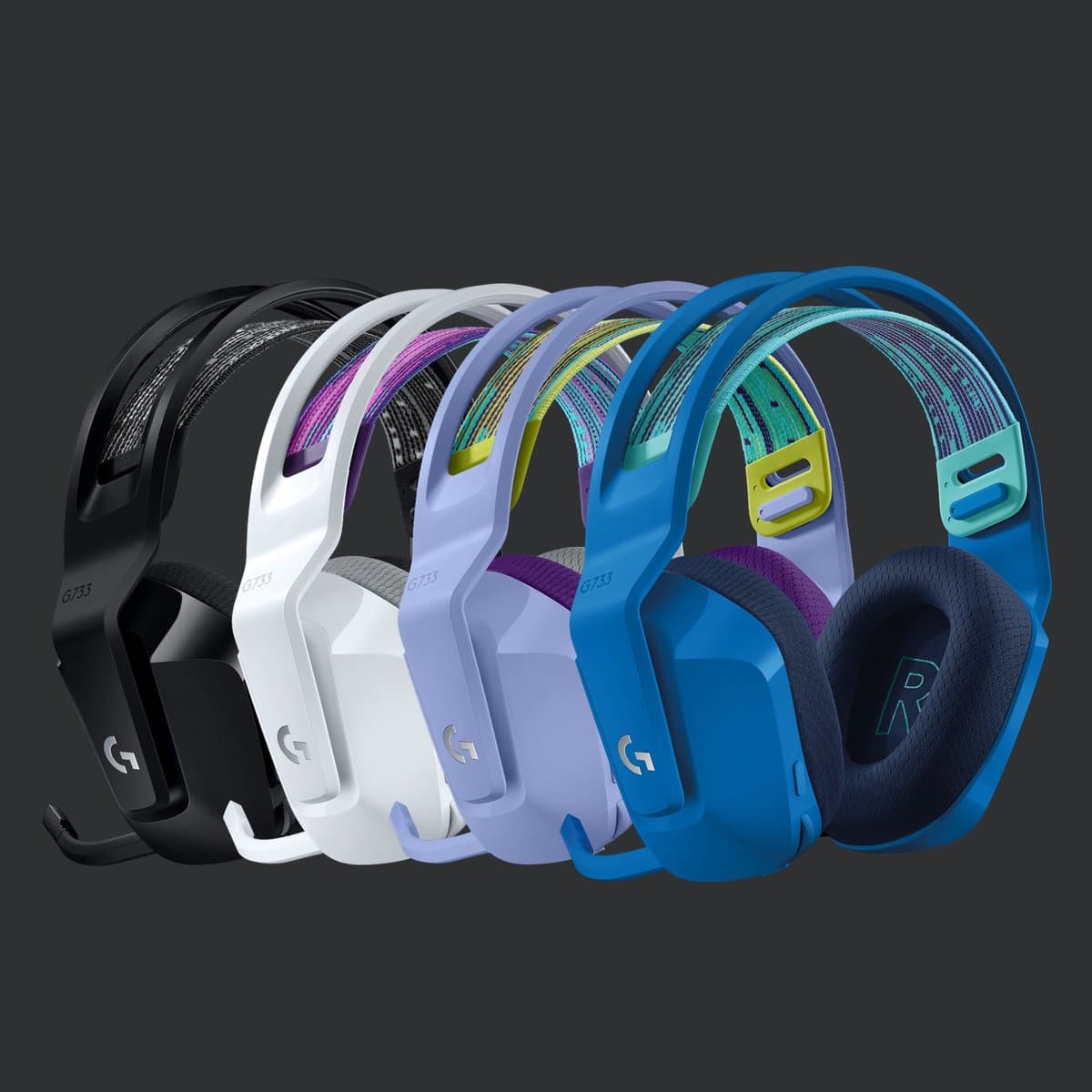 Logitech G733 LIGHTSPEED - Draadloze Gaming Headset - PS5/PS4 & PC - Lila — afbeelding 1