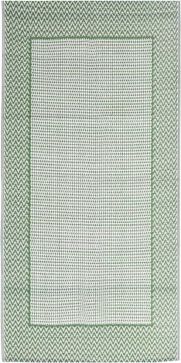 vidaXL - Buitenkleed - ARAKIL - 80x150 - cm - polypropeen - groen — afbeelding 1