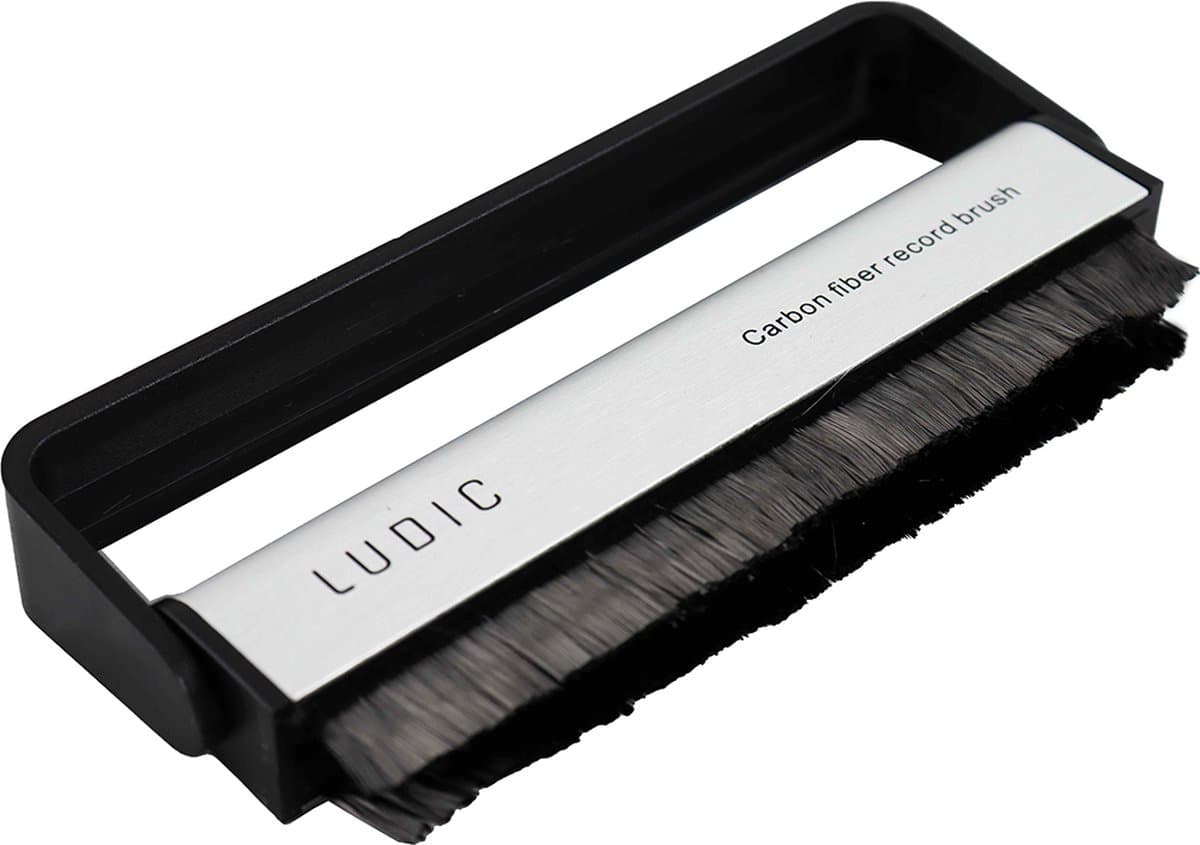 Ludic Audio Platenborstel Carbon fiber Anti Static Carbon fiber Record Brush — afbeelding 1