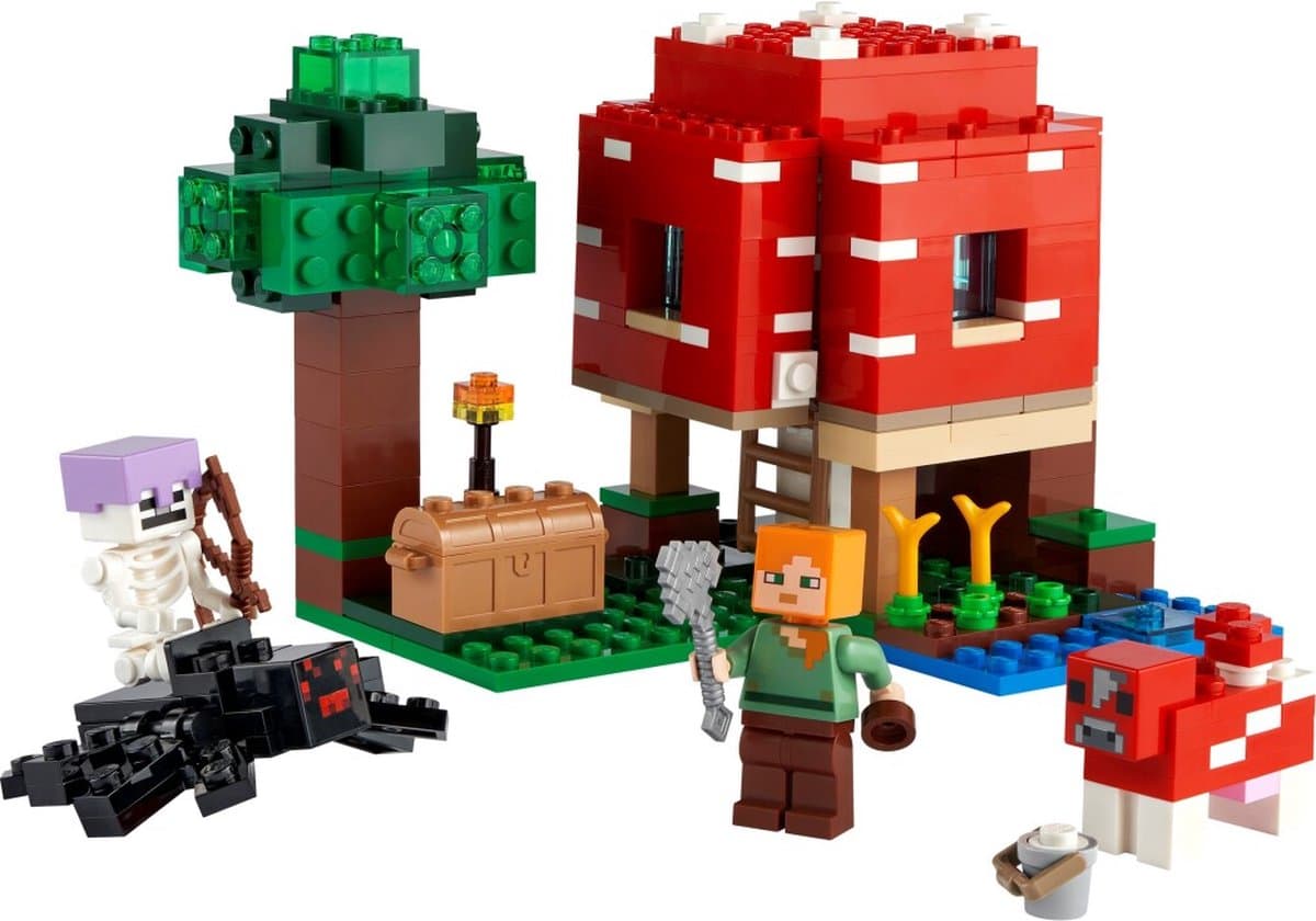 Lego Minecraft 21179 The Mushroom House — afbeelding 1