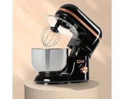 Klarstein keukenmachine, Knetmaschine met 5L kom, 1800W Profi keukenmachine met Knethaken en Schneebesen, Universal keukenmachine met 6 standen, Teigmaschine zum roeren, Kneten en Aufschlagen - Keukenmachine,2L 1800W - voor Keuken - Garde