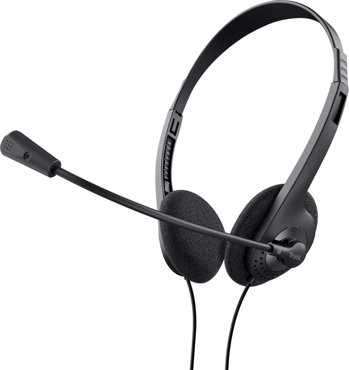 Trust 21665 oordopjes/headset bedraad in het oor bellen/muziek zwart — afbeelding 1