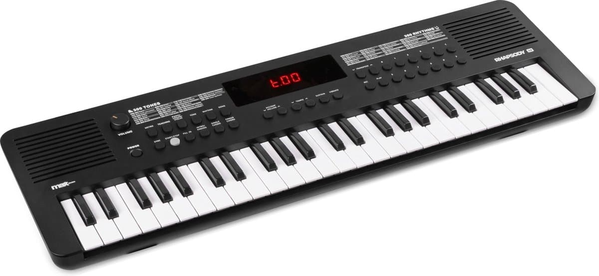 MAX Rhapsody MIDI keyboard - Producer keyboard met 49 toetsen - Beginners MIDI keyboard USB — afbeelding 1