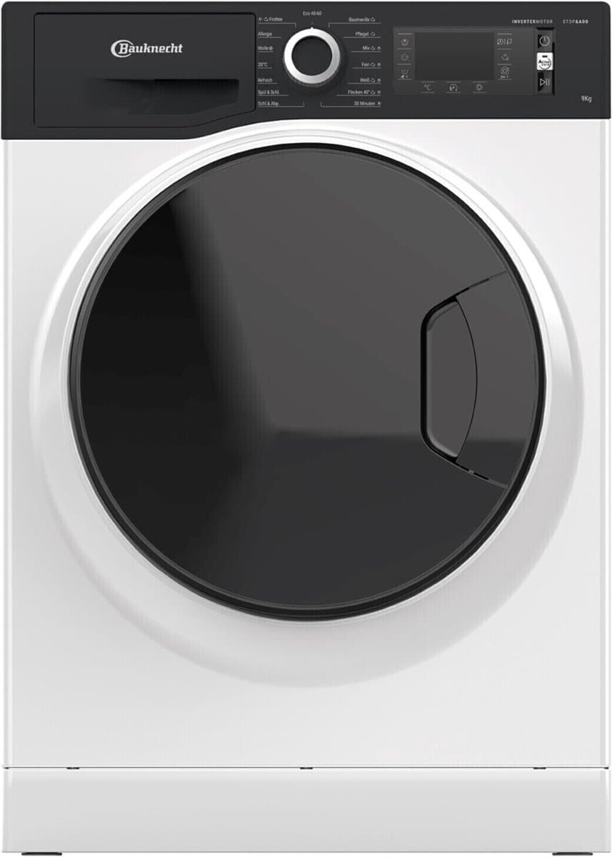Bauknecht Steam Plus 9A2JGSP | Wasmachine | 9 kg | Steam| Taal display Duits — afbeelding 1