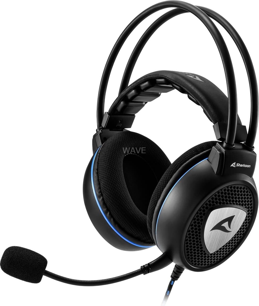 Sharkoon SKILLER SGH10 Headset Bedraad Hoofdband Gamen Zwart — afbeelding 1