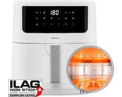 MEDION XL Airfryer P10 - 6,8 L - 2150 W - 9 programma’s - Wit