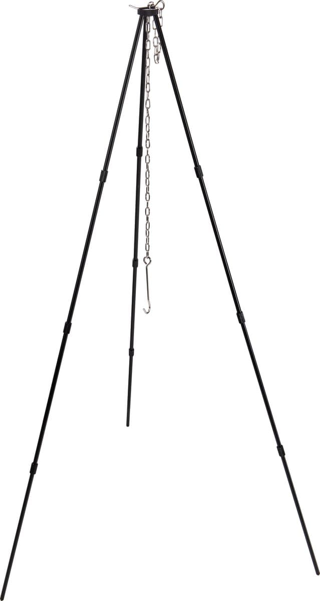 Campingmoon Driepoot 105 cm – Kookdriepoot met Ketting & Draagtas – Voor Kampvuur, BBQ en Dutch Oven (15 kg) — afbeelding 1