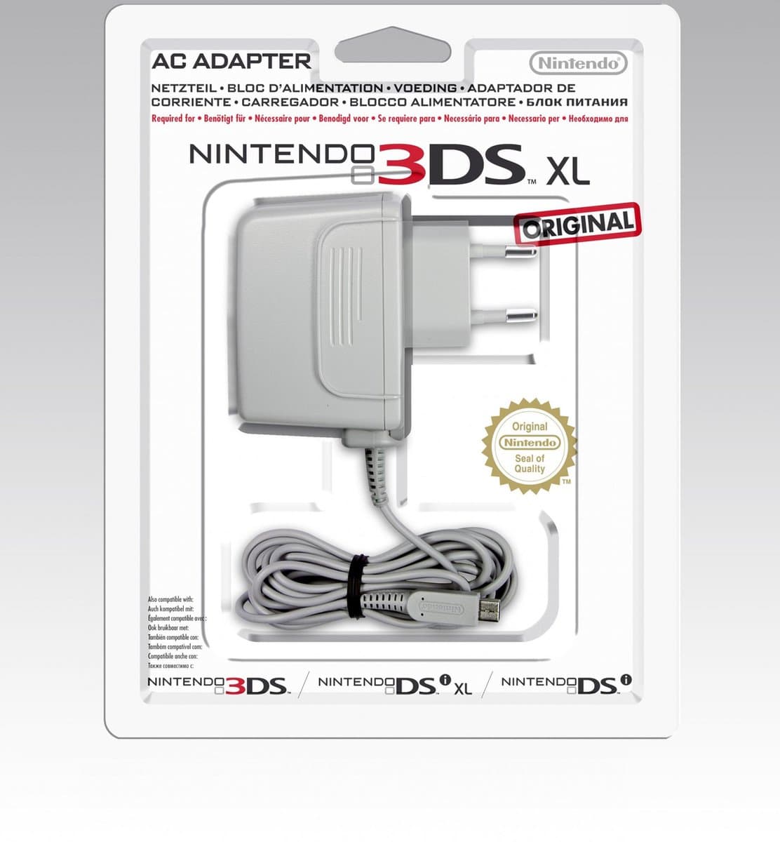 Officiële Nintendo Oplader 3DS + 3DS XL + DSi + DSi XL — afbeelding 1