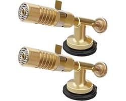 Spray Gun Heads Set - 12 cm - Gouden kleur - Geschikt voor diverse spuitpistolen - ShopVlot
