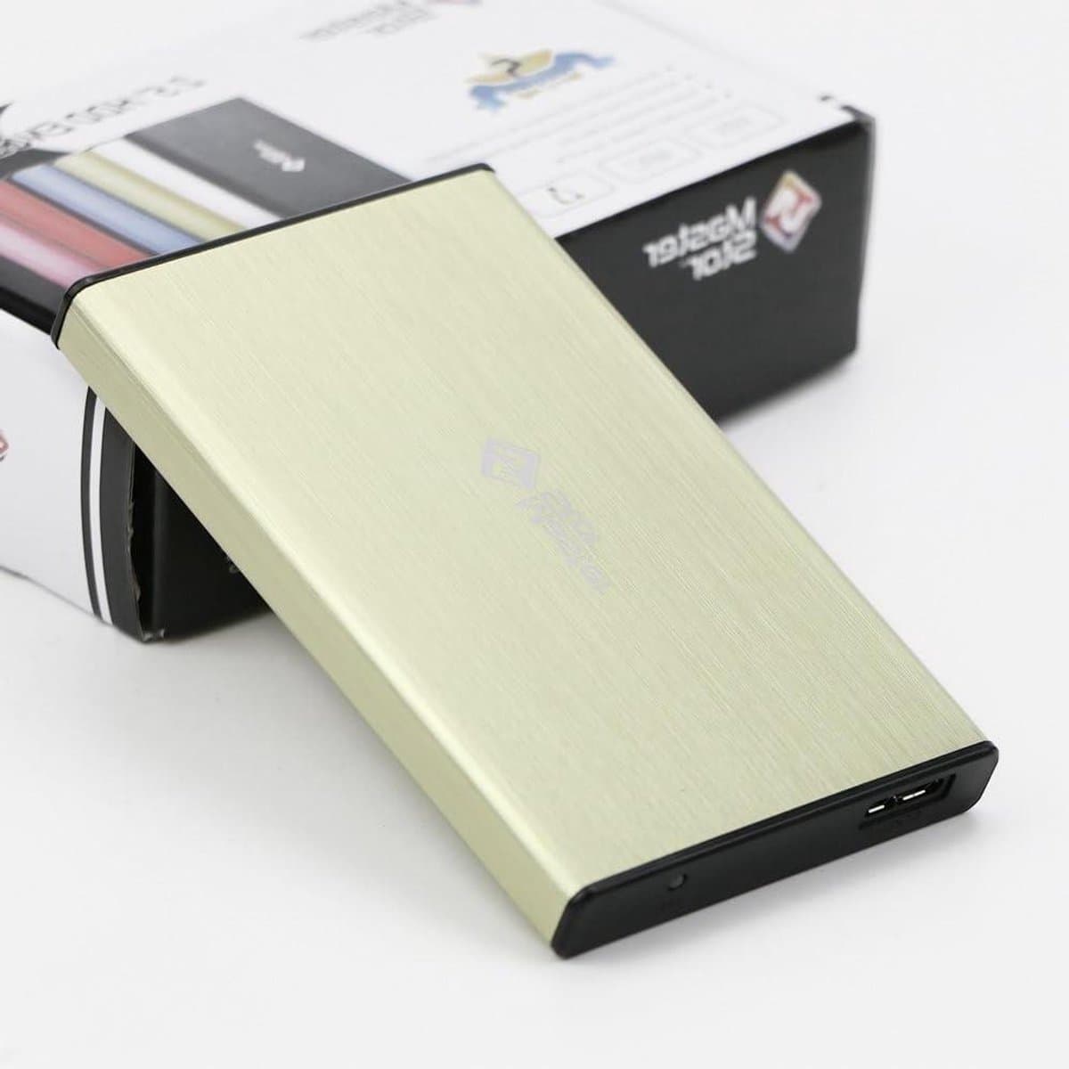 Externe Harde Schijf - Draagbare Opslag - Bestanden Opslaan - Super-Speed USB 3.0 - 250 GB - Geel — afbeelding 1