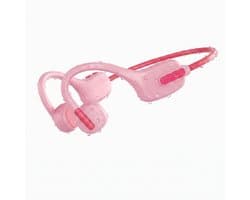 X12 - Draadloze Kinderkoptelefoon - Koptelefoon Kind - Bone Conduction Headphone - Bluetooth - Veilig Volume 85 dB - On ear - 6 uur batterij - IPX5 - Voor Tablet, Laptop, School & Online Les - Roze