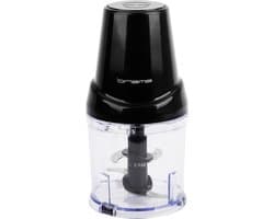 Elektrische Hakmolen - Keukenmachine - Snel Ingrediënten Snijden - 4 Roestvrij Staal Messen - 500 ml Inhoud - Zwart