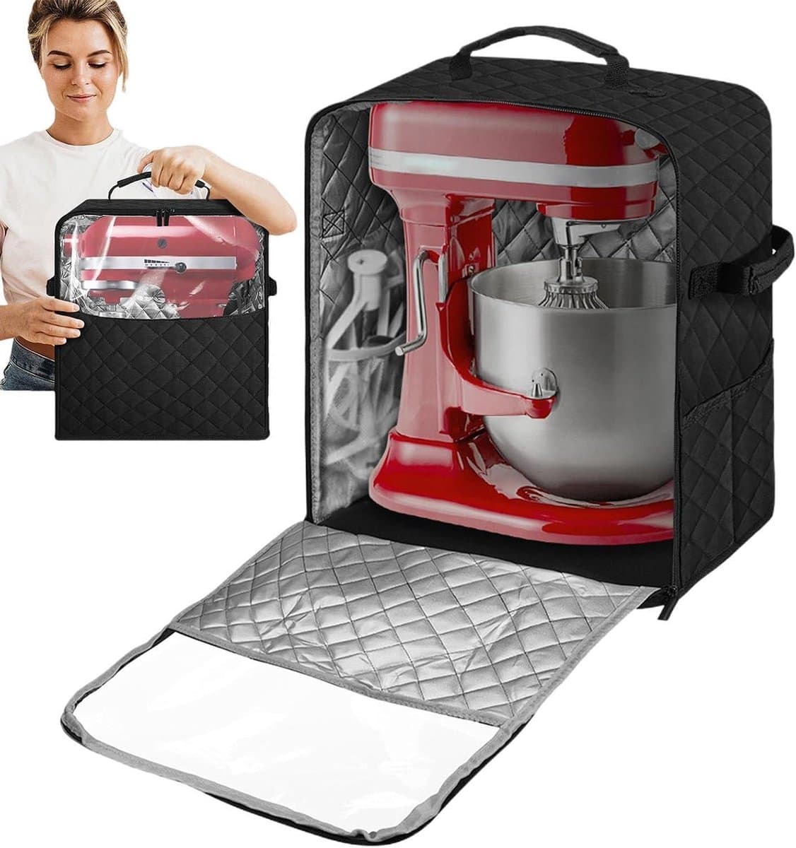 Mengafdekking Keukenmachine - Stofhoes Mixer - Apparaten Beschermen - Waterdicht Polyester - Twee Maten - Meerkleurig — afbeelding 1
