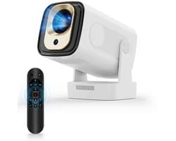 UFTA 4K Beamer Projector Native 1080P - Android 11 Dual WiFi Bluetooth 5.4 - Autofocus Keystone - 330 ANSI Thuisbioscoop - Wit