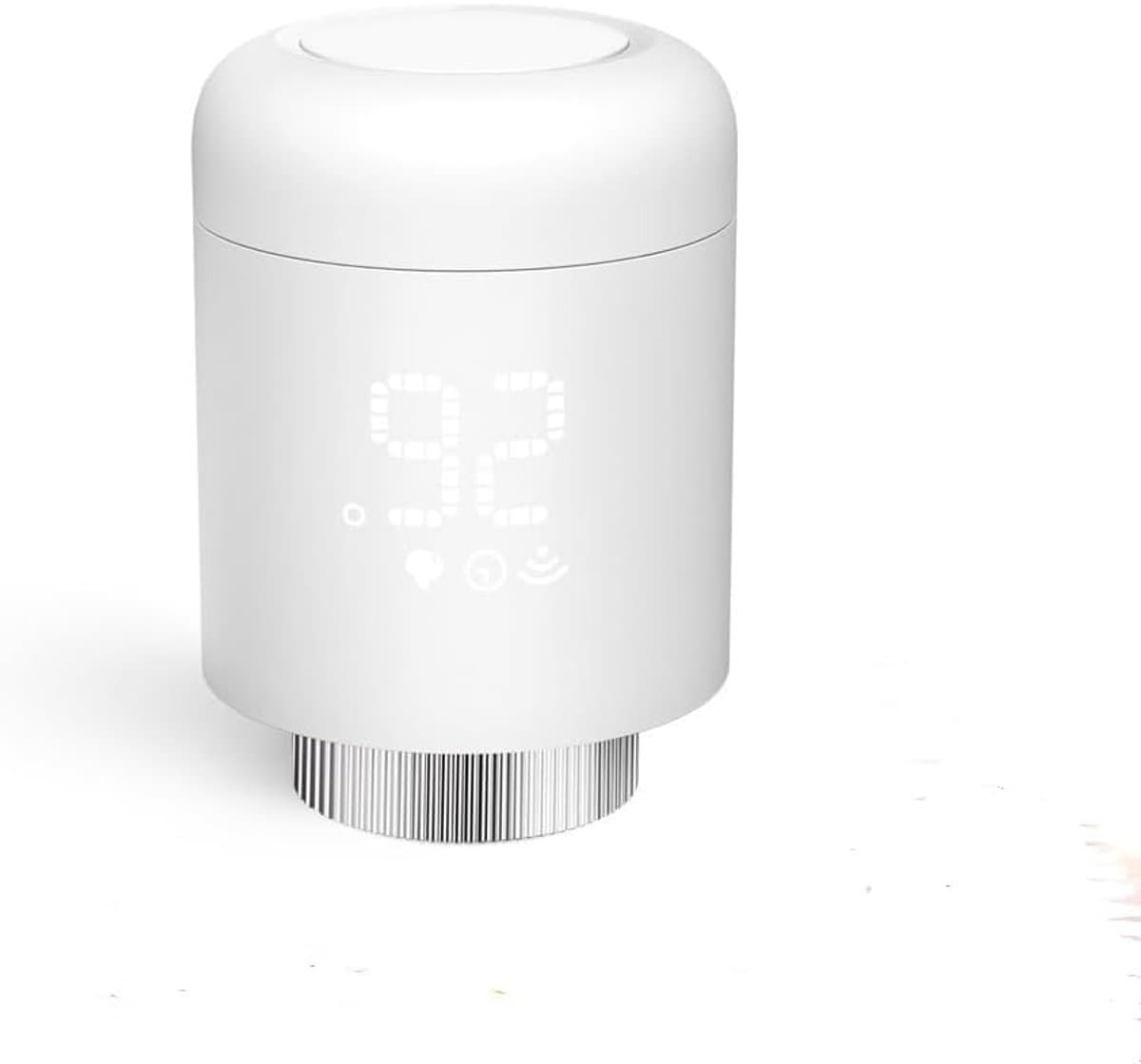Thermostaat Radiator Klep - Slimme Verwarmer - Energie Besparen - App Bediening - M30x1.5mm - Wit — afbeelding 1