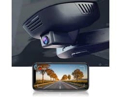 SnelShoppen - Dashcam Voor Volvo Polestar 2 - 4K Voorruitcamera Met Wifi, Nachtzicht, Loopregistratie, G-Sensor, Inclusief 64 GB Geheugenkaart
