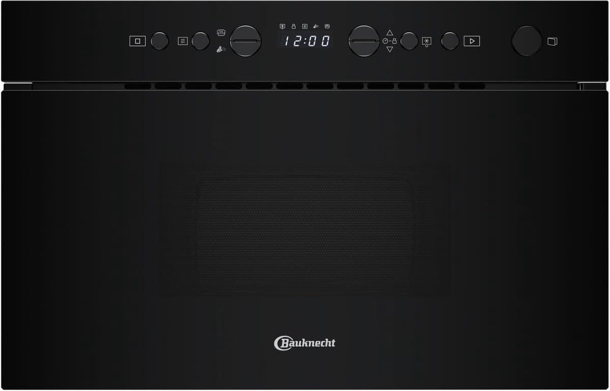SnelShoppen - Magnetron met Stoomfunctie 22 L - 750 Watt - Solo Magnetron met RapidDefrost en Snelstart - Zwart Keukenapparaat voor Stoomkoken en Ontd — afbeelding 1