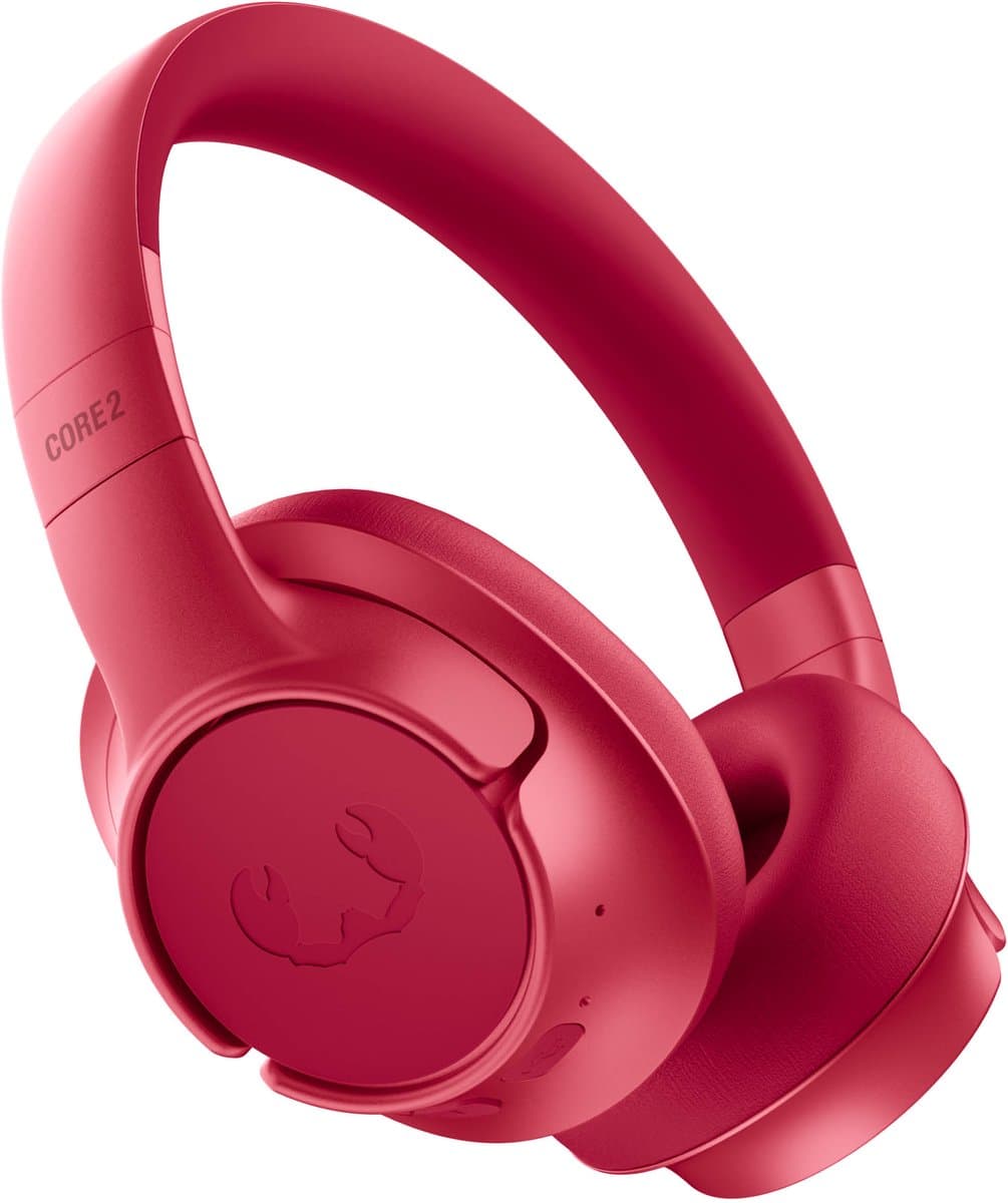 Fresh 'n Rebel Clam Core 2 - Draadloze Bluetooth Koptelefoon - Over-Ear - 70 uur Speelduur - My Sound App - Berry Red — afbeelding 1