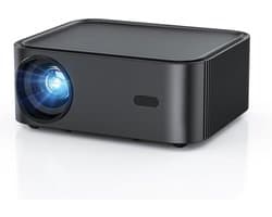 SnelShoppen - 4K Projector Mini Projector Full HD 1080P, WiFi 6 Bluetooth 5.2, Portable Smart Projector voor Thuisbioscoop en Slaapkamer, Netflix Comp