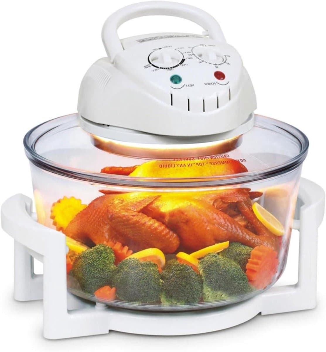 Halogeen Airfryer - Heteluchtoven Airfryer - Gezond Koken - Olievrij Bakken - 12L - Wit — afbeelding 1