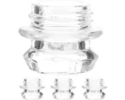 Glazen Percolator Knoppen - Koffiefilter Knoppen - Koffie Maken - Hittebestendig Glas - 4 cm - Transparant