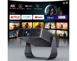 LNMsolutions® Mini Beamer - Beamer - Projector - Zwart - 20cm x 18cm x 14cm