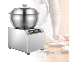 Deegkneedmachine - Keukenmixer Deegmixer - Brood Bakken - Dubbele Rotatie Kneedfunctie - 8L Kom - Zilver