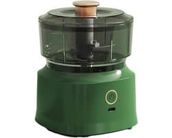 Keukenmachine - Keukenapparaat Groentehakker - Voedsel Bereiden - Dubbele Laag Ontwerp - 30x30x30 cm - Groen