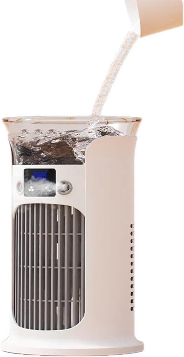 Aircooler - Ventilatoren - Mobiele Airco - USB Draagbare Sprayventilator - Luchtkoeler 3in1 - Ideaal Voor Koeling In Slaapkamers Of Kleine Kantoren — afbeelding 1