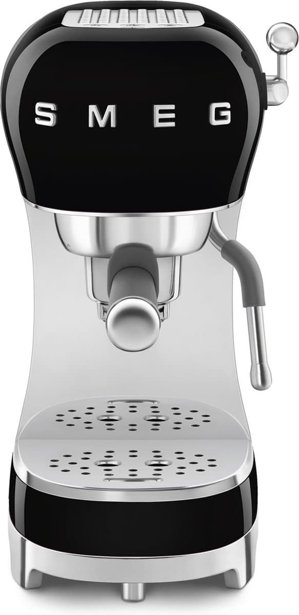 SMEG ECF02BLEU - Handmatige espressomachine - Zwart - Stoompijp — afbeelding 1