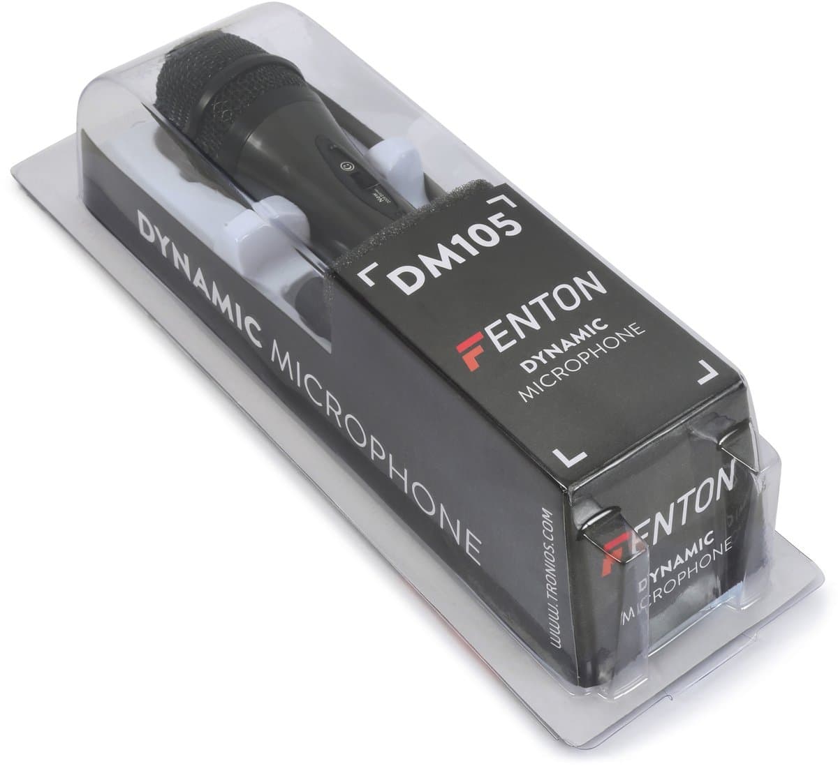 Microfoon - Fenton DM105 handmicrofoon met kabel - Karaoke microfoon - Zang microfoon — afbeelding 1