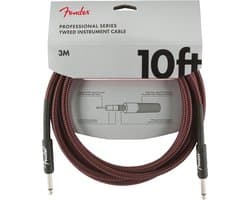 Fender Professional Series tweed instrumentkabel 3 m - Instrumentenkabel