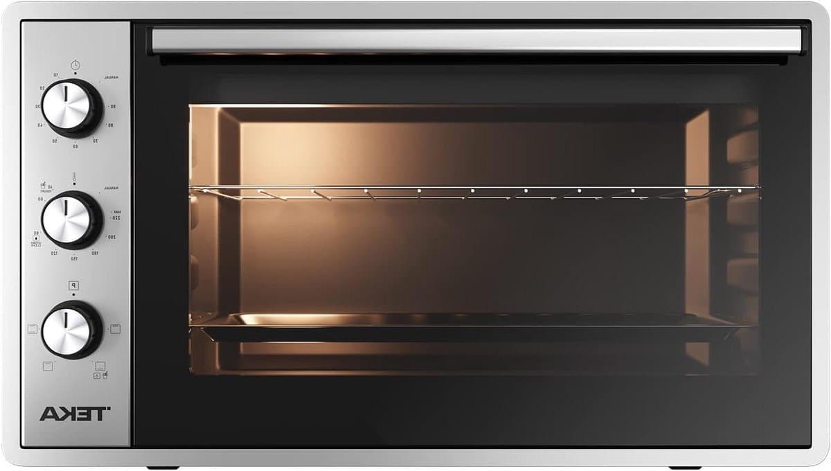 Compacte Oven - Inbouwoven Keuken - Thuis Koken - Hydroclean Reiniging - 42 Liter Capaciteit - Grijs — afbeelding 1