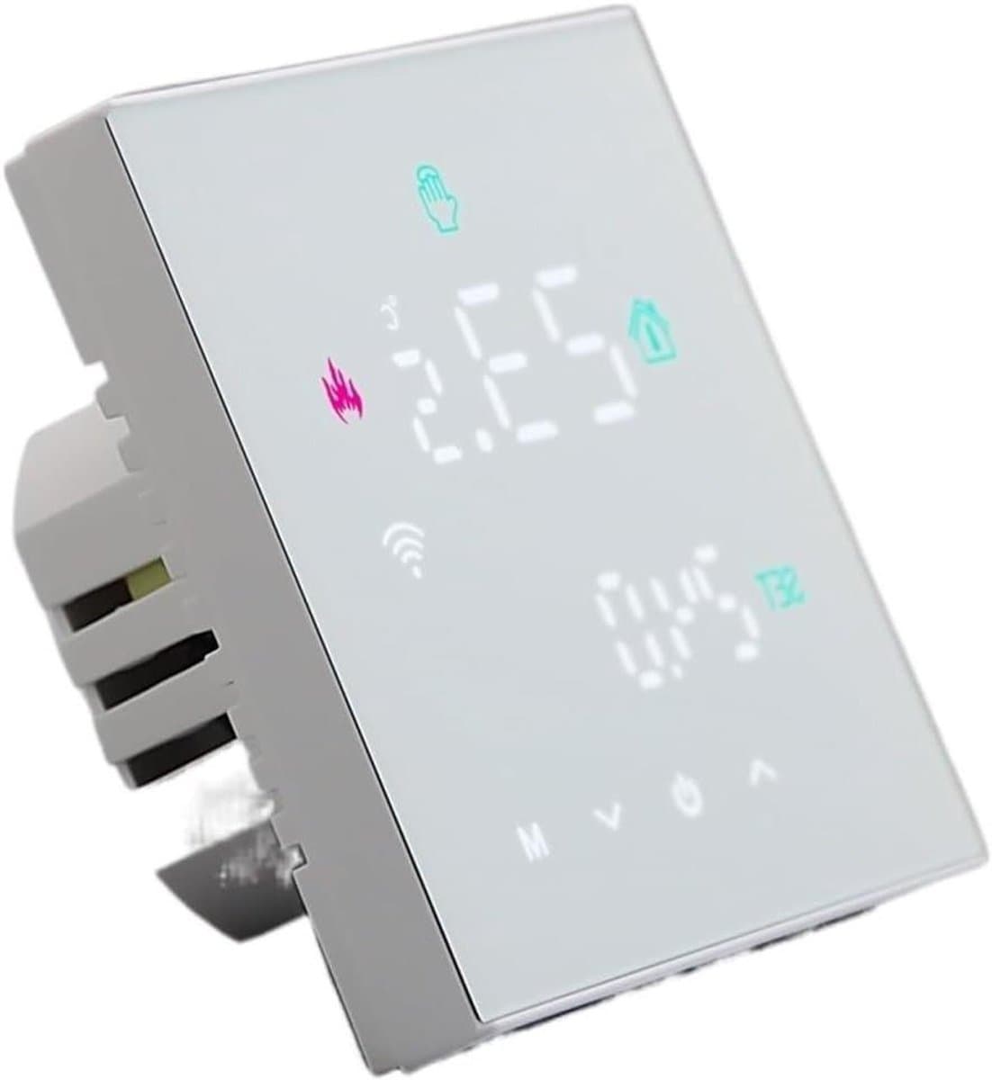 Digitale Thermostaat - Temperatuurregelaar Slimme Thermostaat - Verwarming Regelen - Drie Werkmodi - 86 x 86 mm - Wit — afbeelding 1
