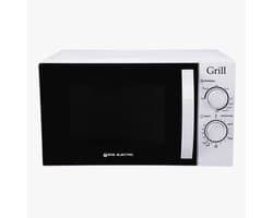 Magnetron met Grill - Compacte Oven - Snel Eten Bereiden - Ruime 20 Liter Inhoud - 700 Watt Vermogen - Wit