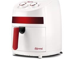 Compacte Airfryer - Heteluchtfriteuse - Gezond Frituren - Energiebesparend - 32 Liter - Wit Rood