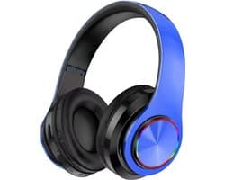 Bluetooth over-ear hoofdtelefoon, draadloos surroundgeluid, opvouwbaar, handsfree, met microfoon, high-fidelity stereo, ondersteunt Micro SD/TF/FM-kaarten voor laptops/telefoons/pc's.